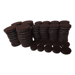 Felt Gard Heavy Duty Brown Pads Asst Sizes-132/Piece
