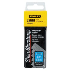 Agrafes robustes 1/4 po Stanley 1 000/bte