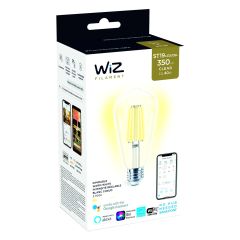 40W ST19 Clear WiFi Dimmable Smart LED Light Bulb