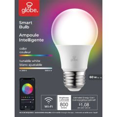 10 Watt A19 LED WiFi Colour Changing Smart Bulb