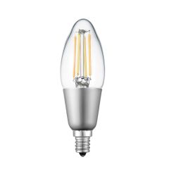 4.5 Watt B11 Clear Filament WiFi Dimmable Smart Bulb LED