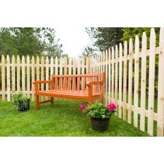 Cedar 4' x 8' Molded Spaced Picket Fence Panel