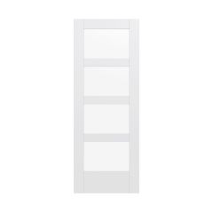 MDF 4 Lite Clear 36" x 80" Glass Door Shaker