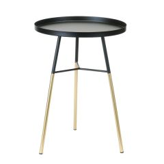 Black And Gold Plant Stand