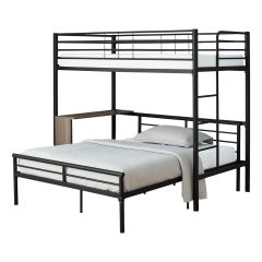 Bunk Bed With Twin Top, Full On Bottom And Desk