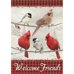Friends Welcome Garden Flag