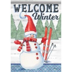 Winter Fun Garden Flag