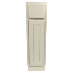 9" Shaker Sink Base Cabinet 35" High- Grey