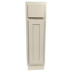 9" Shaker Sink Base Cabinet 35" High Grey Shaker