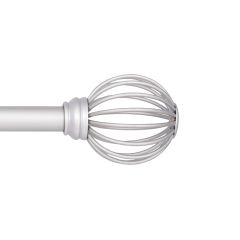 5/8" - 48" - 84" Brushed Nickel Jax Cafe Rod