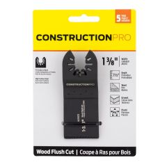 1-3/8" HCS Construction Pro Flush Cut (Wood) 5 Pack  Oscilla