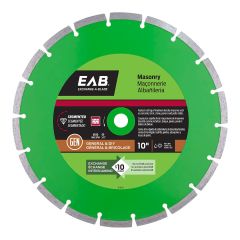 10" Segmented Green Diamond Blade - Exchangeable