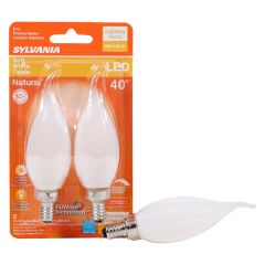 4.5 Watt Dimmable Candelabra Base LED B10 Bulb-2/Pack