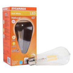 5 Watt Dimmable Medium Base LED ST19 Bulb-1/Pack