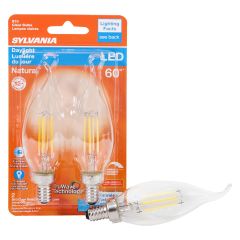 5.5 Watt Dimmable Candelabra Base LED B10 Bulb-2/Pack