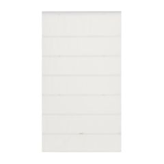 36" x 64" White Cordless Magnetic Roman Shade