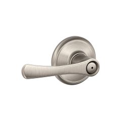 Avila Privacy Lever-Satin Nickel