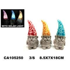Gnome with Lit Hat-Assorted