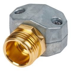 Heavy Duty All Metal Male Hose Repair 5/8"- 3/4"