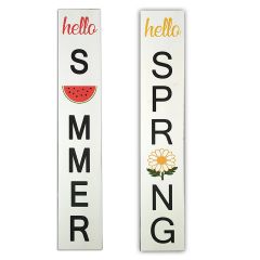 Reversible Porch Sign Spring And Summer
