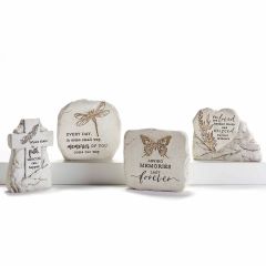 Poly Upright Stone 4 Assorted