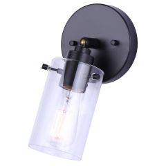 Joni Matte Black 1 Light Canopy Light