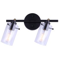 Joni Matte Black 2 Light Track Light