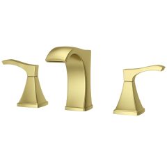 Lavatory Faucet Venturi 8" Two Handle Brushed Gold