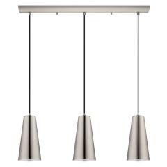 Pratella 1 Pendant Light 3 Light Black Finish