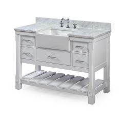 47.5" Apron Vanity-White