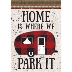 Where you Park it Garden Durasoft Flag