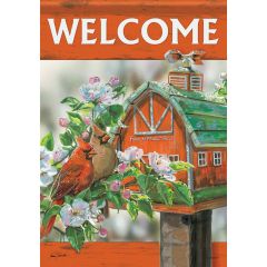 Farm to Market Cardinals Garden Durasoft Flag