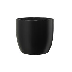 5" Basel Fashion Pot-Matte Black
