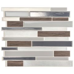 Milano Argento Smart Tile Mosaik-4/Pack