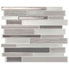 Milano Grigio Smart Tile Mosaik-4/Pack