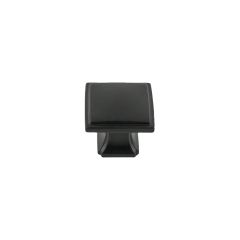Bridges1-1/4" Square Matte Black Knob