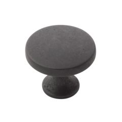 Forge 1-3/8" Diameter Black Iron Knob