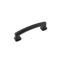 Bridges 3" Matte Black Pull