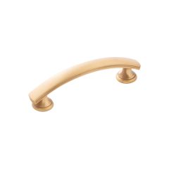 Diner 3" Brushed Gold Brass Pull