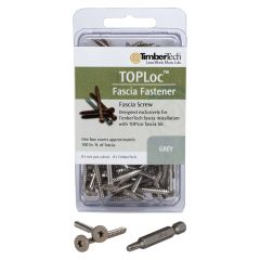 Toploc Fascia and Bit, 100 Lineal Feet-Dark Gray