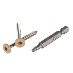 TOPLoc Fascia Screws Sand + Bit - 100 Lineal Feet