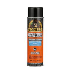 Gorilla Waterproof Patch And Seal Spray Black- 16oz