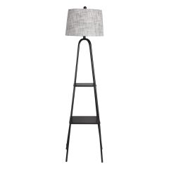 58" Frances Etegere Matte Black