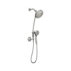 Engage 6.5" Handshower 6 Function Showerhead-Satin Nickle