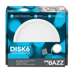 Integrated Led Recessed Fixture 6-1/4" 13W 3000K  Wet Rated