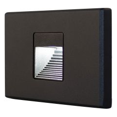 Integrated LED Recessed Step Light 2.5W 70 Lumens 3000K Matt