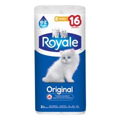 Royale 8 Roll 2 Ply Double Bath Tissue