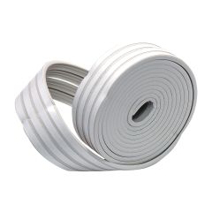 Premium Rubber Foam Tape K Profile-White