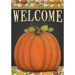 Give Thanks Pumpkin Large Flag