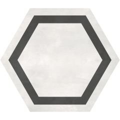7"x8" Form Frame Hexagon Porcelain Tile 2.80 Sq-Ft/Box